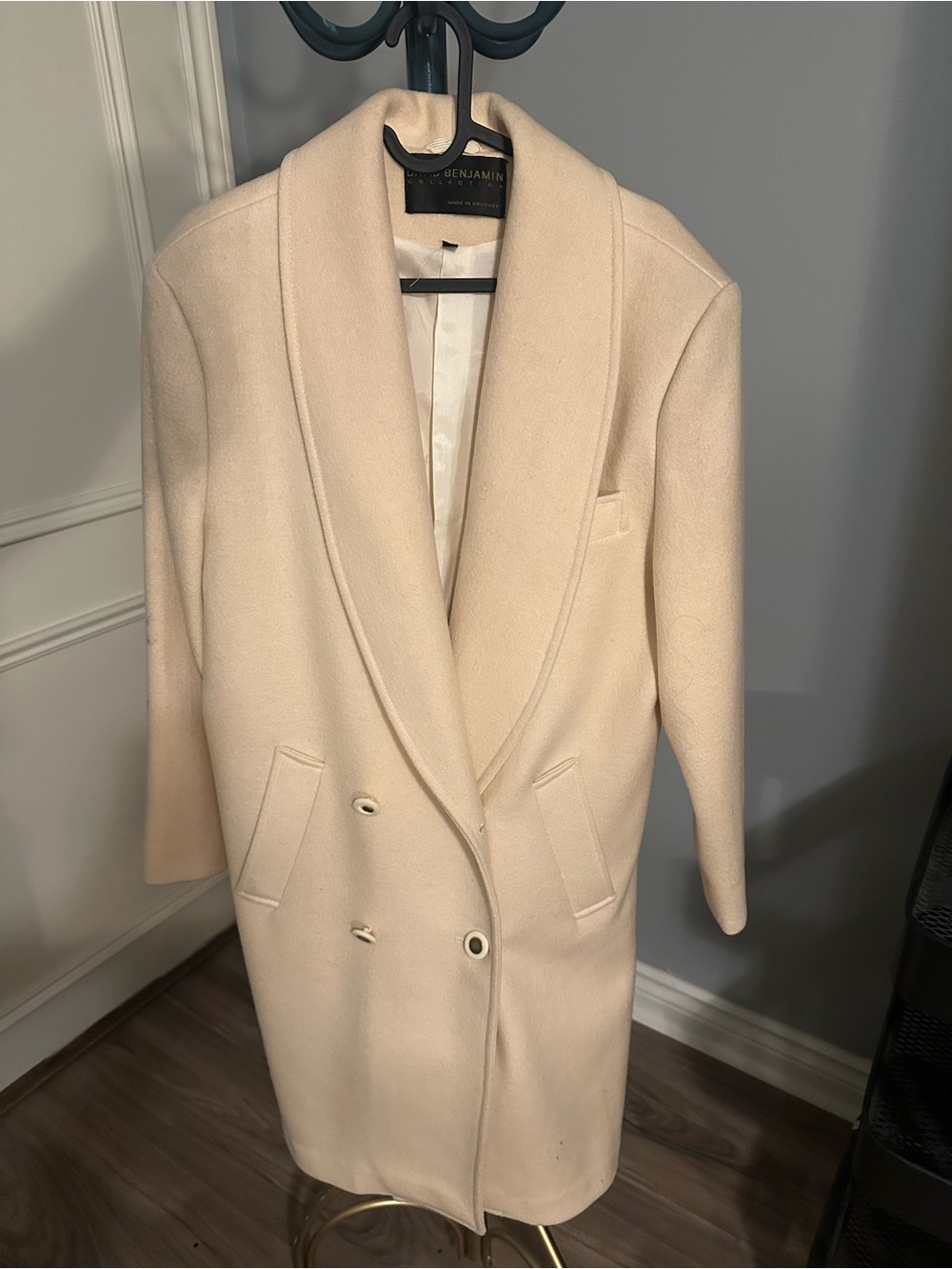 David Benjamin Collection - Vintage Shawl-Collar Double-Breasted Pea Coat